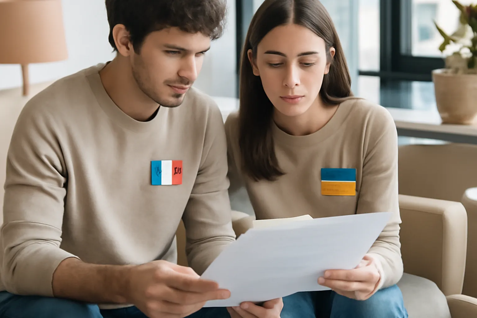 Logement en France pour couple franco-ukrainien : bail, garants et CAF 2026